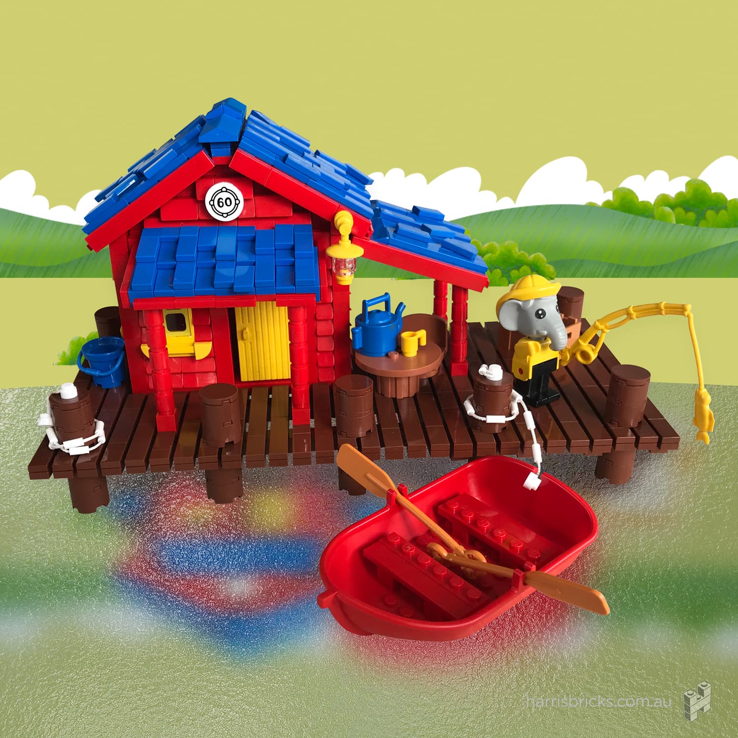 Fishing hut online lego