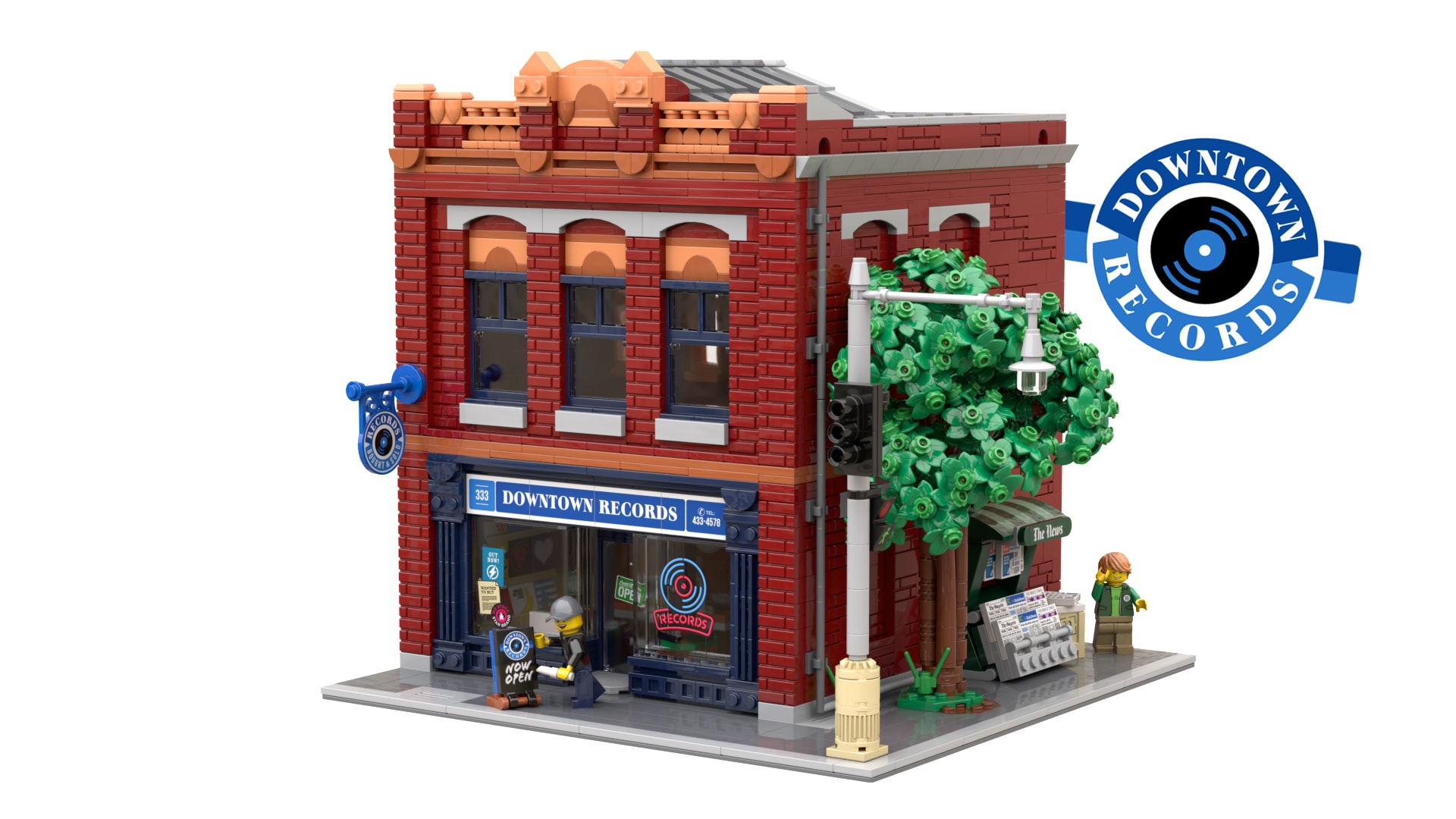 Lego 2025 record store