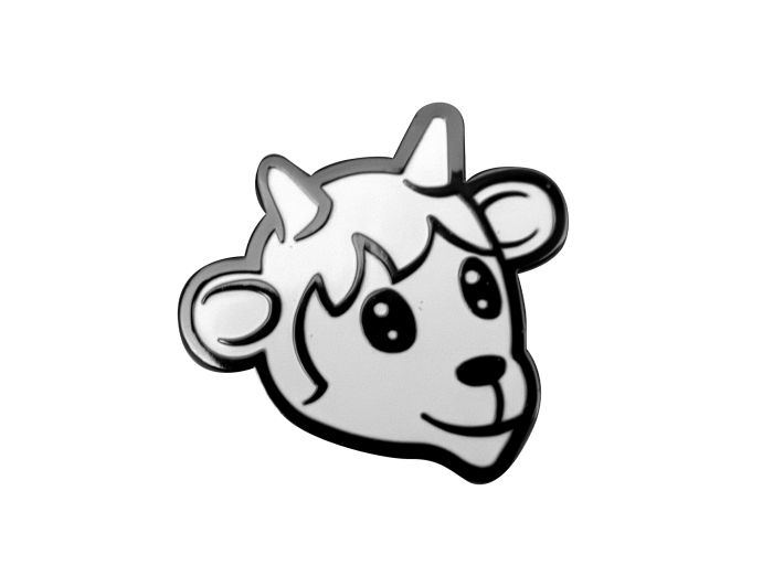 Gertrude Goat Pin