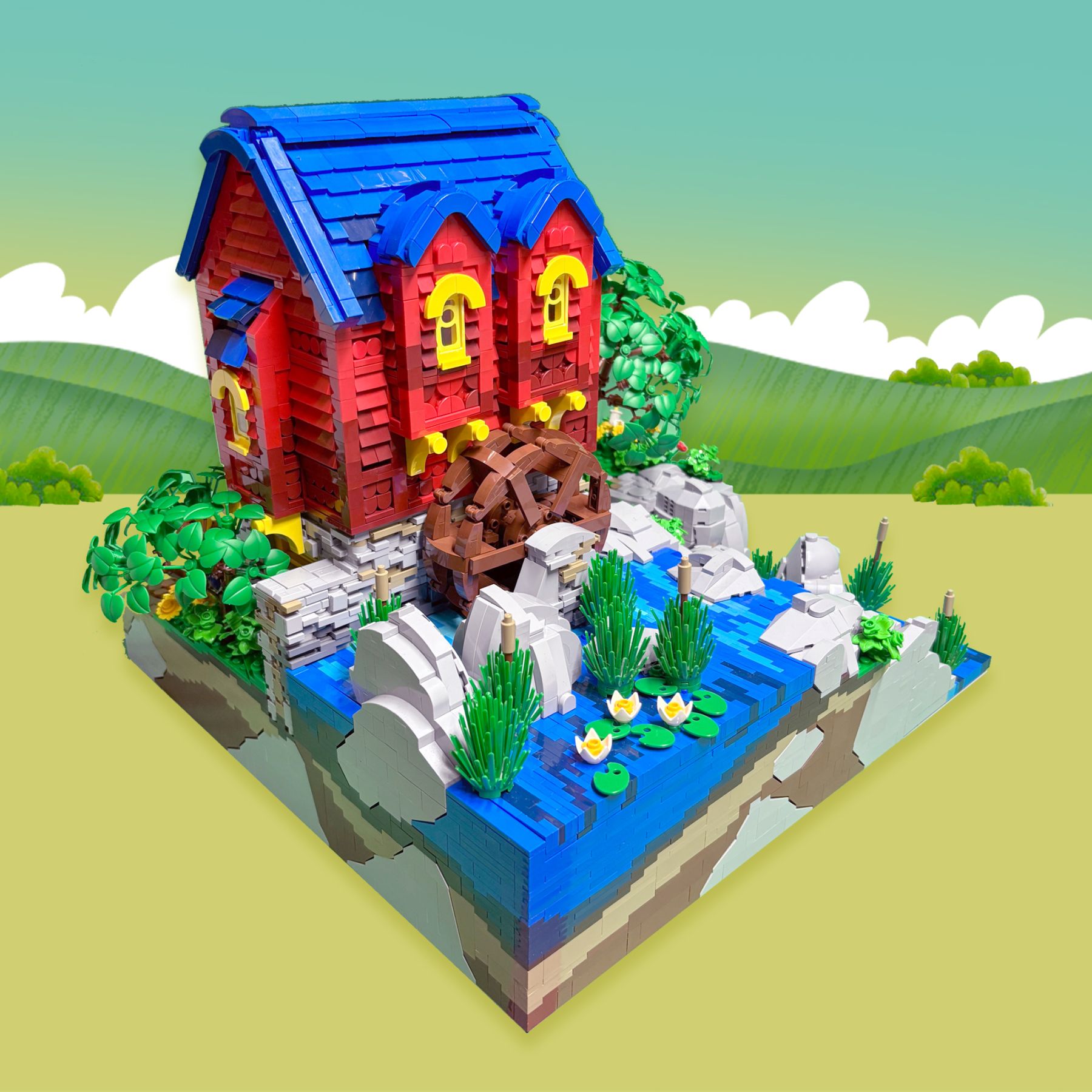HarrisBricks Maximillian’s Watermill Neo Fabuland HarrisBricks Maximillian's Watermill Neo Fabuland