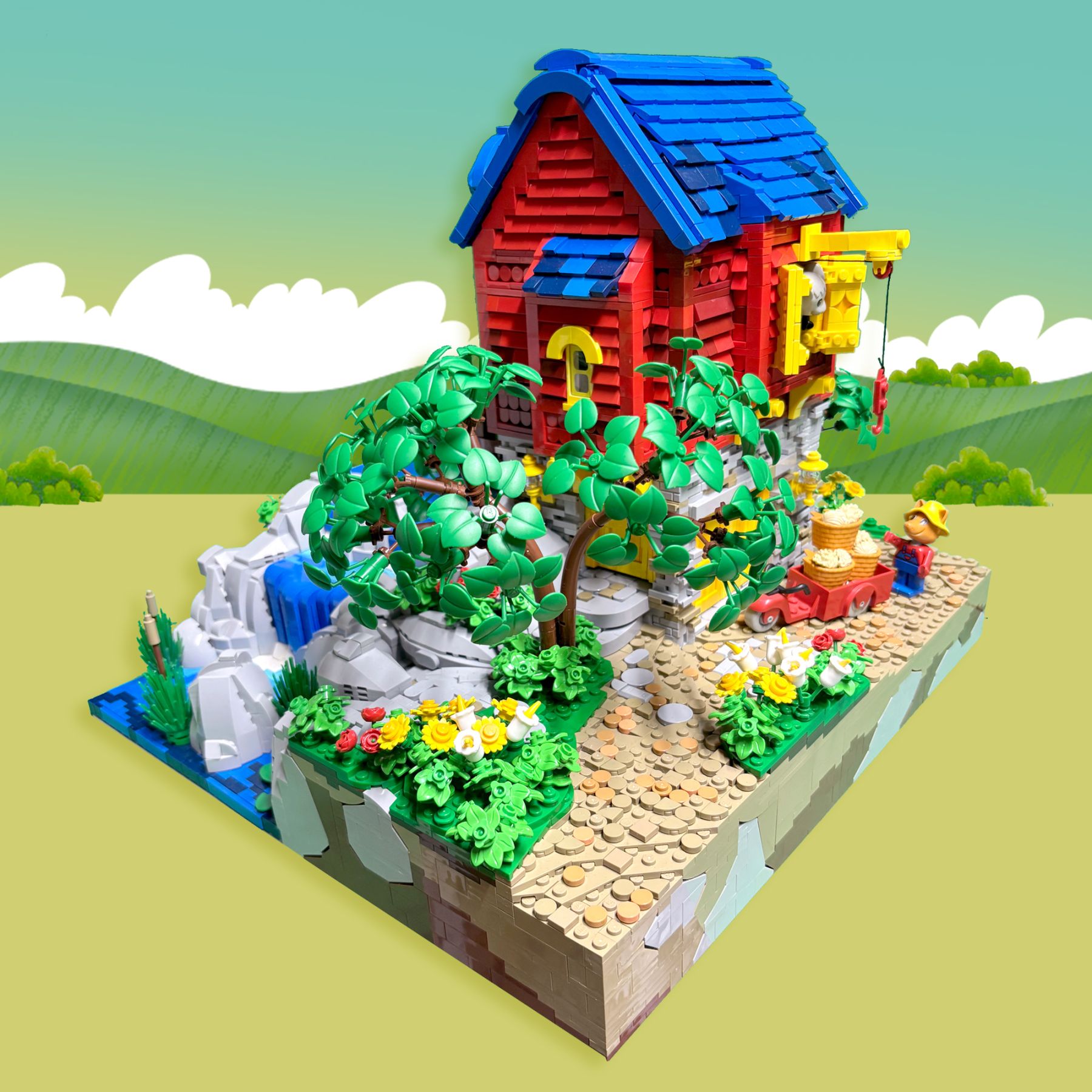 HarrisBricks Maximillian’s Watermill Neo Fabuland HarrisBricks Maximillian's Watermill Neo Fabuland