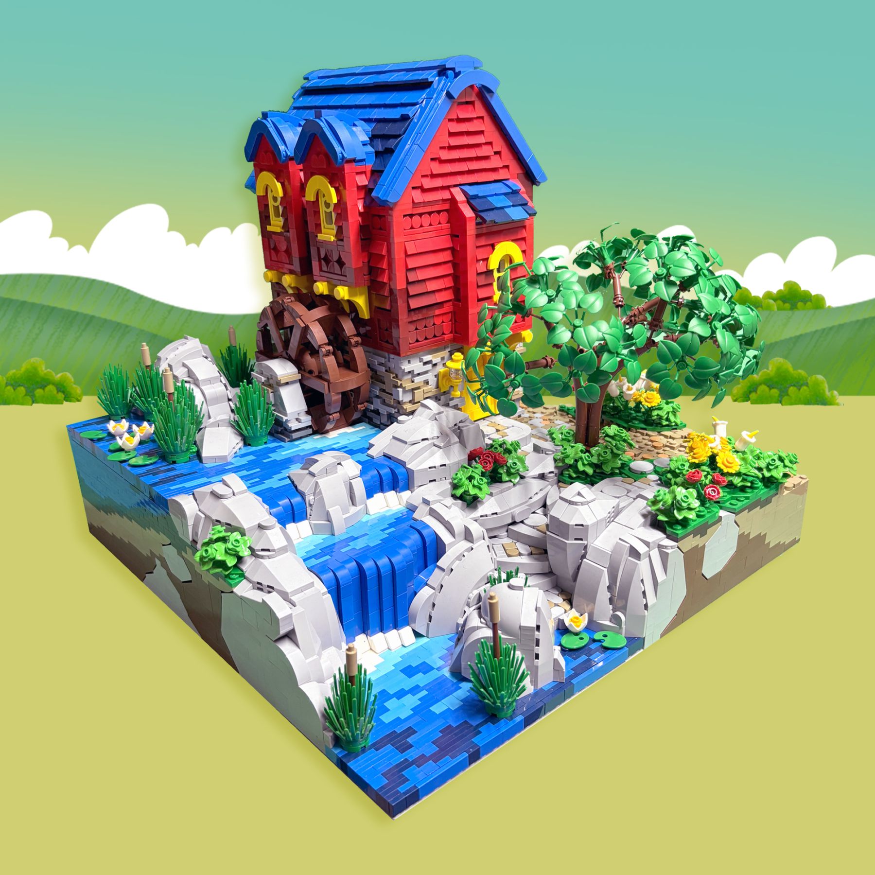 HarrisBricks Maximillian’s Watermill Neo Fabuland HarrisBricks Maximillian's Watermill Neo Fabuland