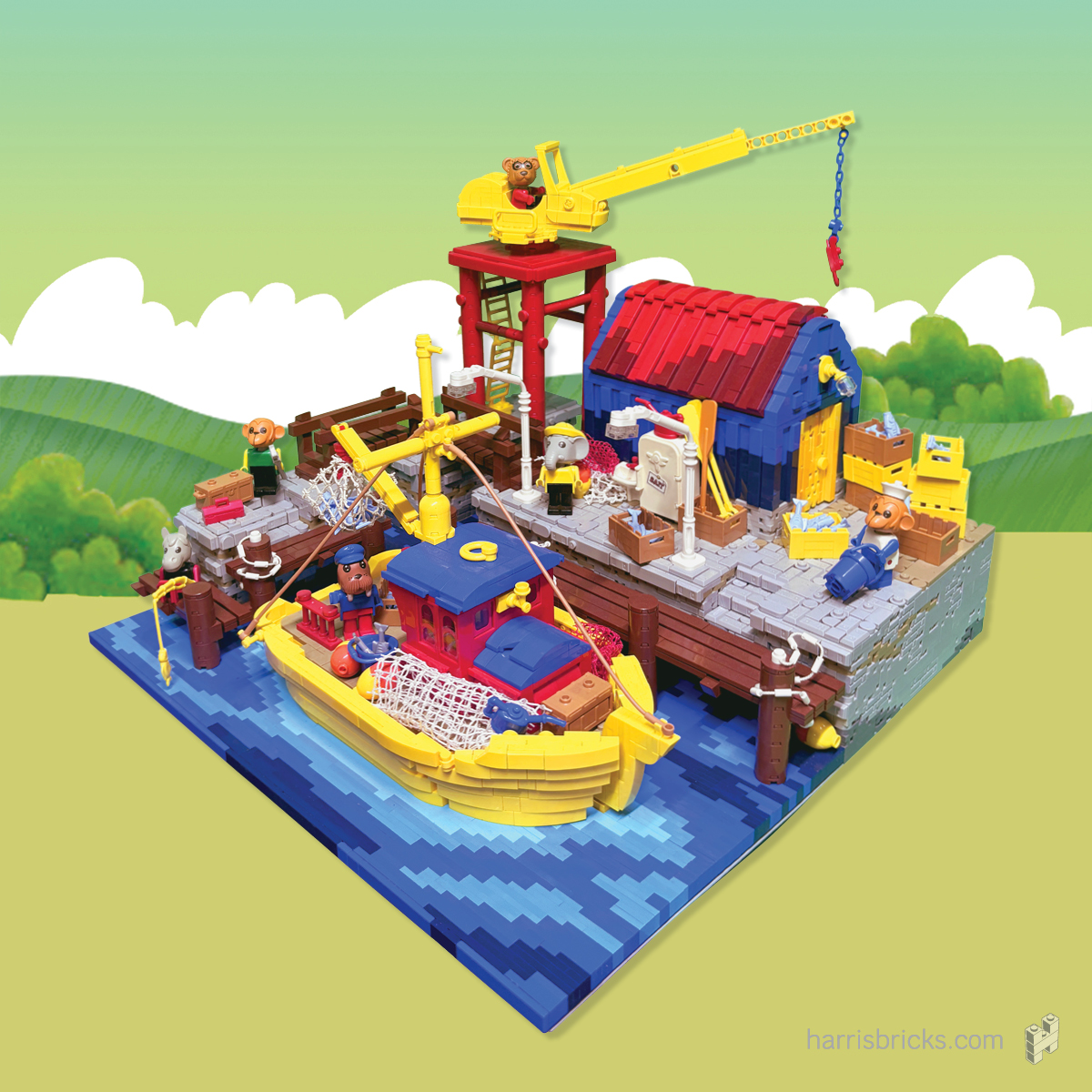 By the Docks Neo Fabuland build by HarrisBricks